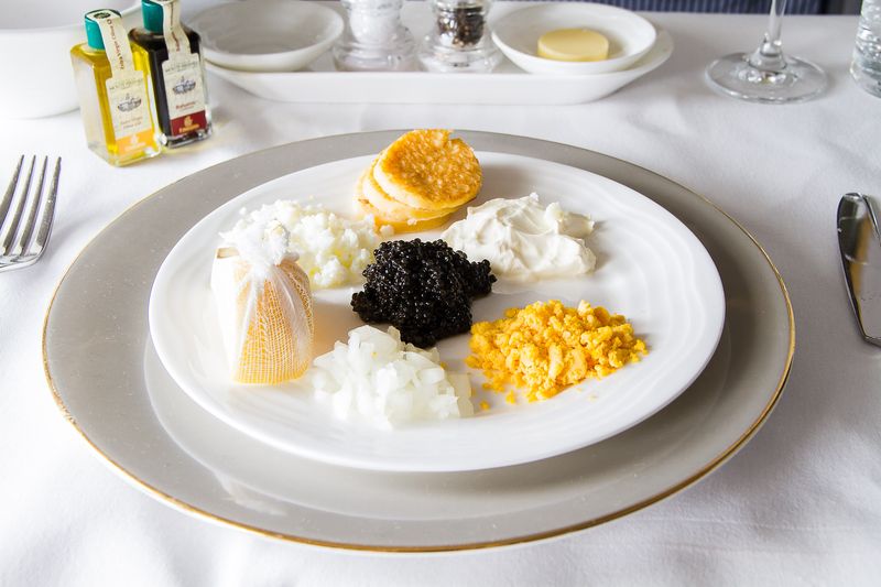 Emirates First Class Caviar And Champagne (2010s)