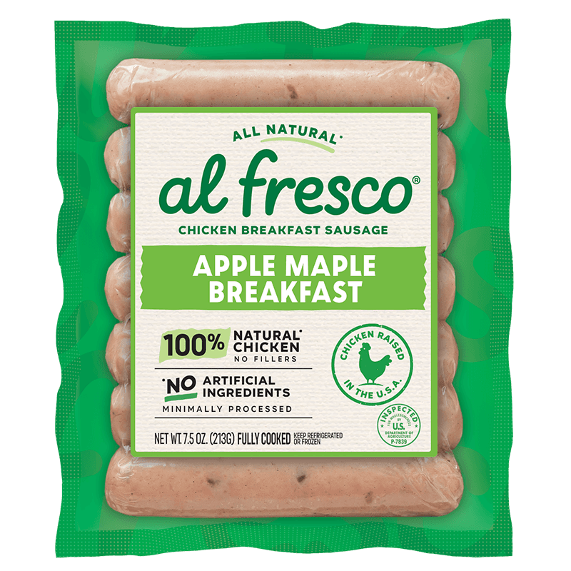 Al Fresco Apple Maple Chicken Breakfast Sausage