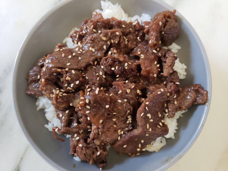 Beef Bulgogi With White Rice