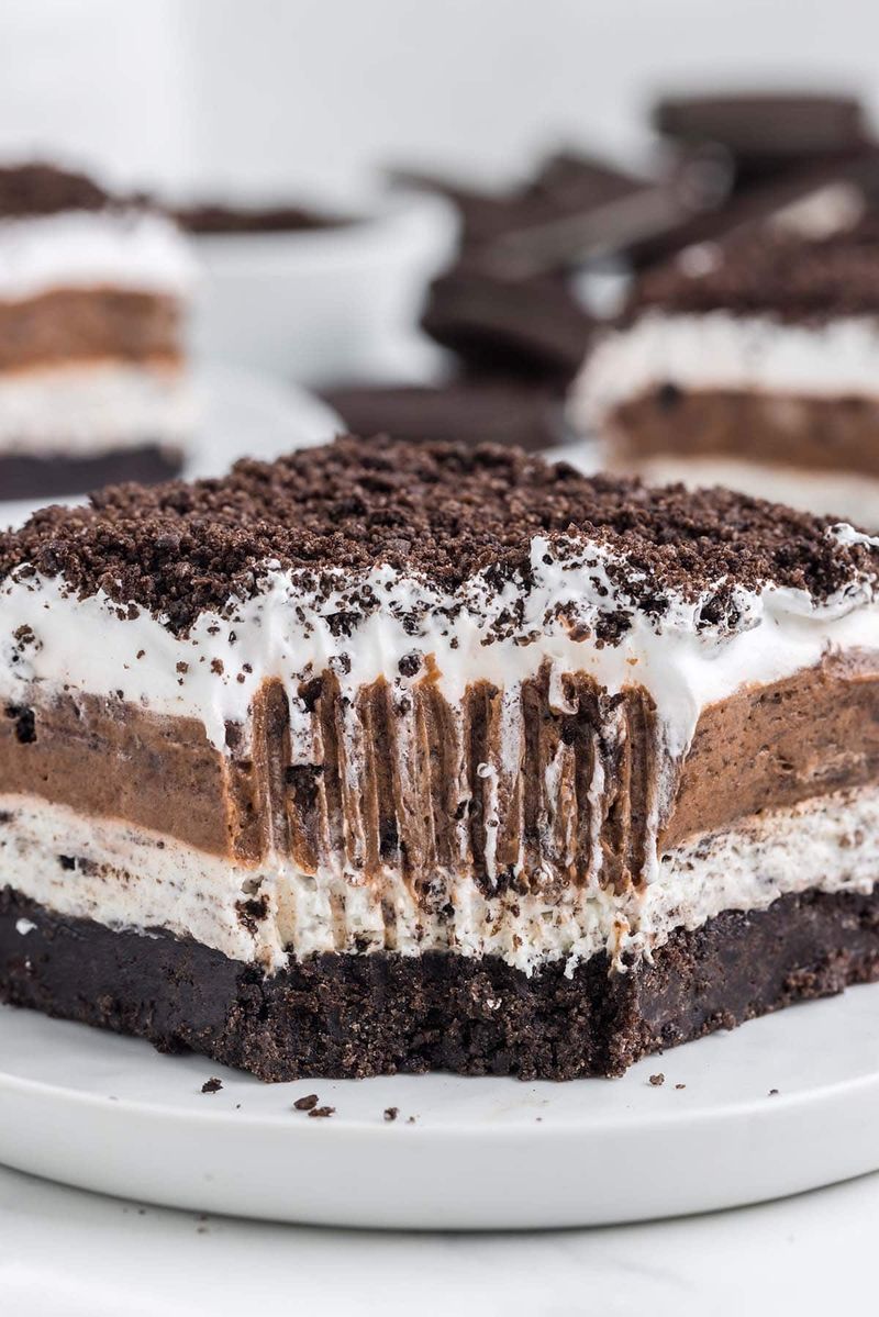No-Bake Oreo Lasagna