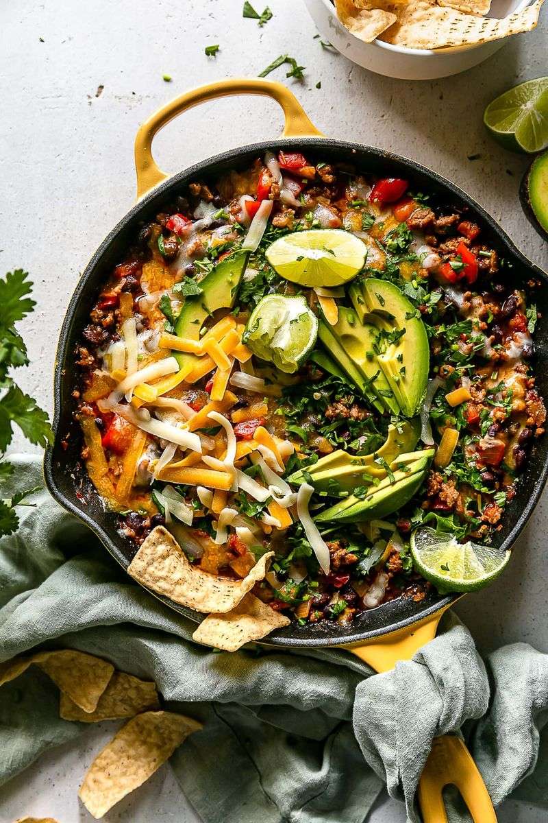 Turkey Taco Skillet