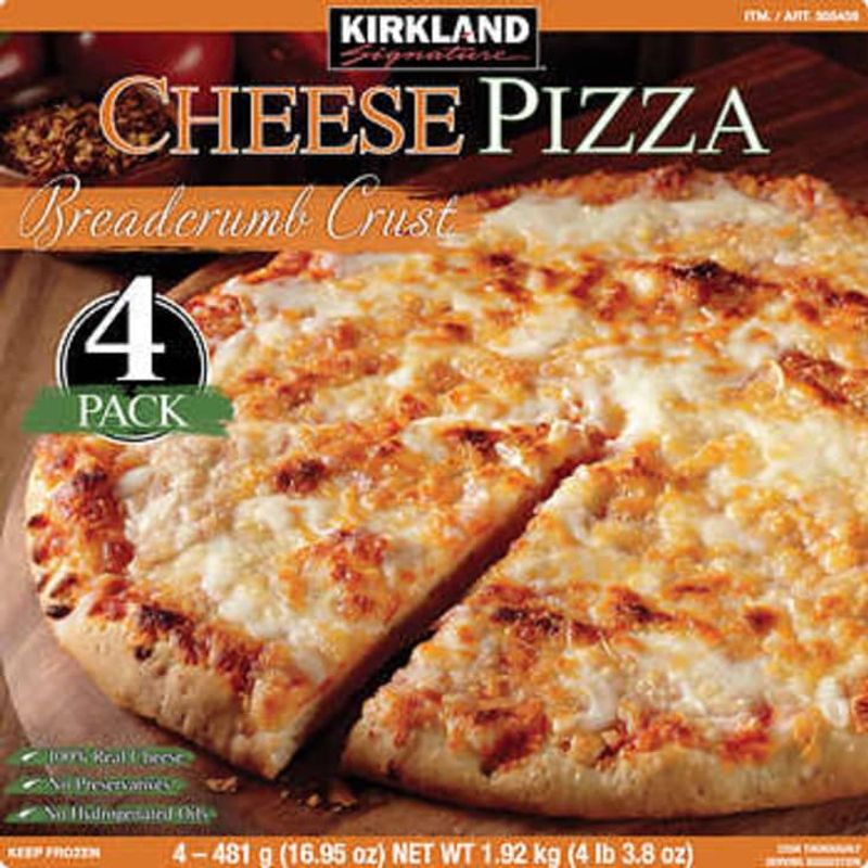 Kirkland Signature Frozen Cheese Pizza