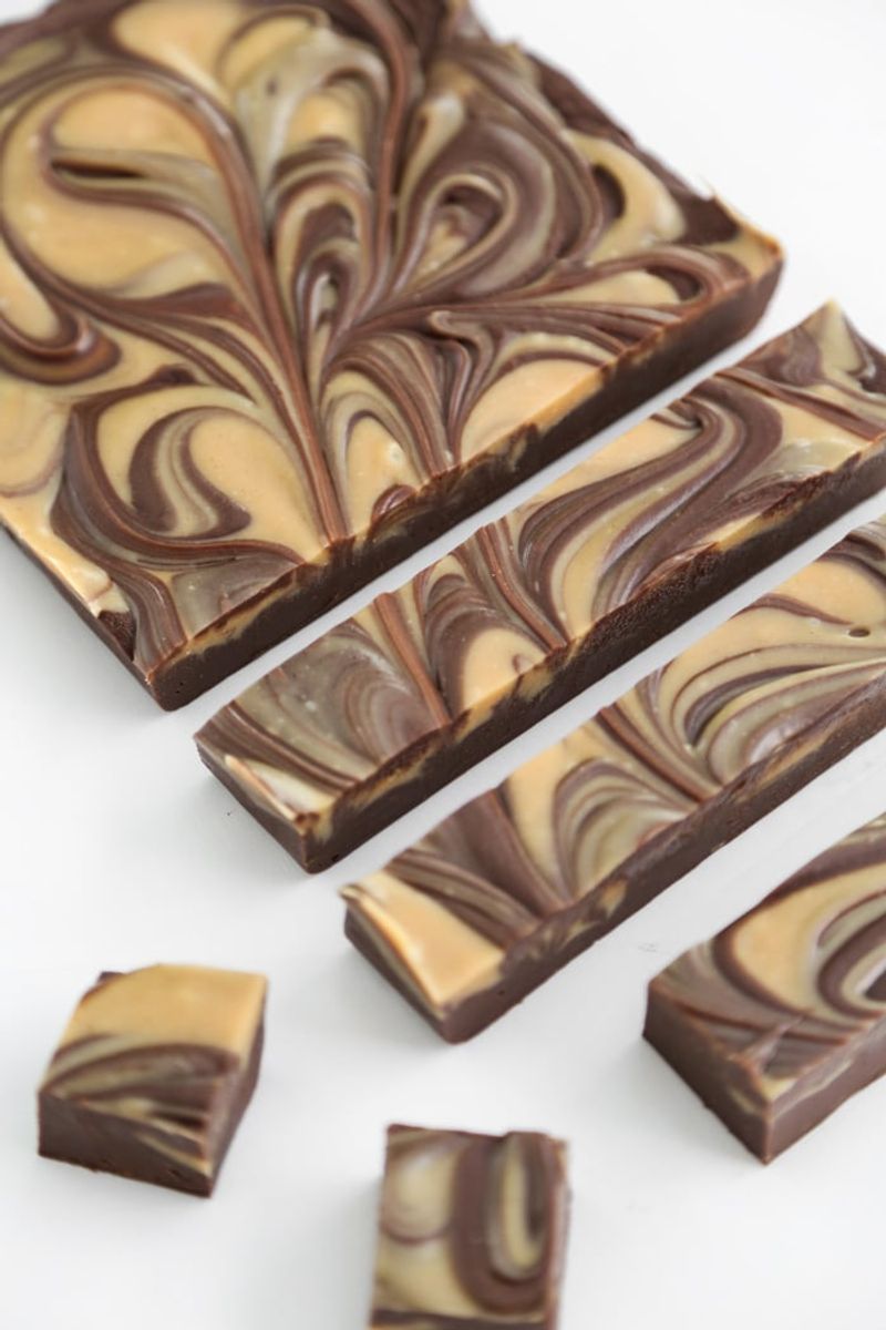 Peanut Butter Swirl Fudge