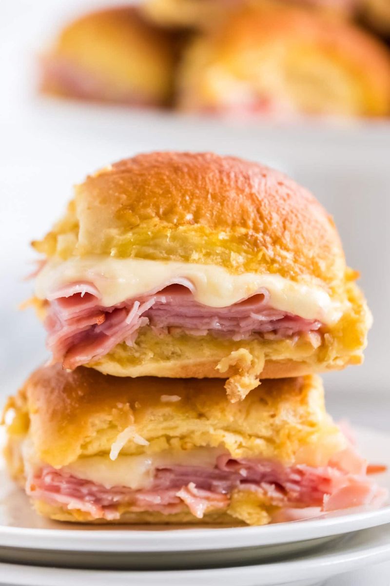 Ham And Swiss Sliders