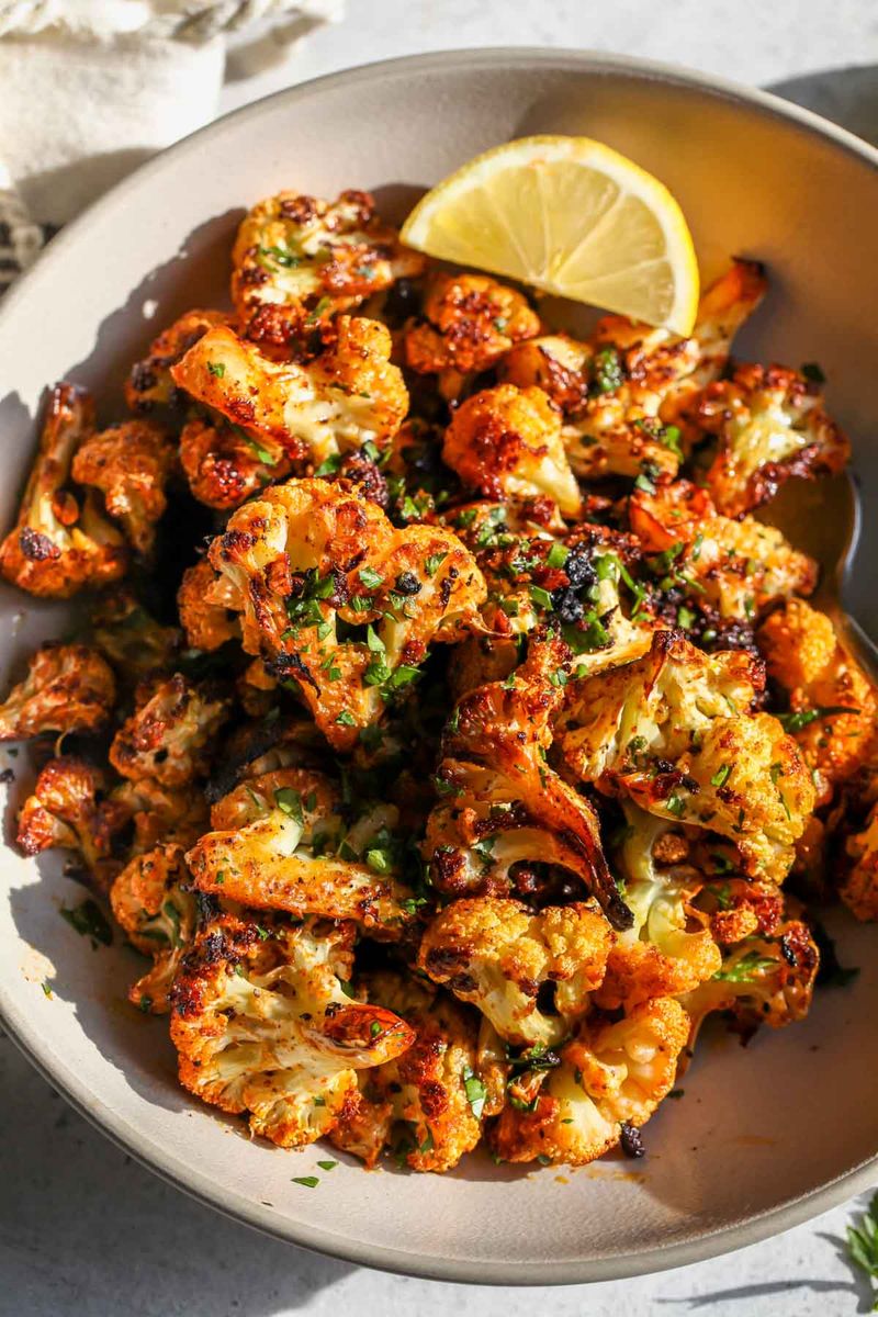 Roasted Cauliflower With Garlic And Parsley