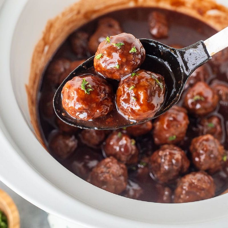 Grape Jelly Meatballs