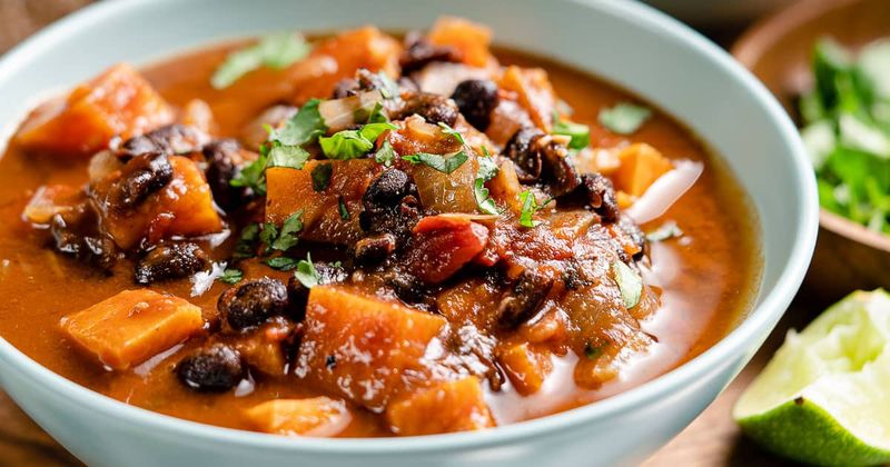 Sweet Potato And Black Bean Soup
