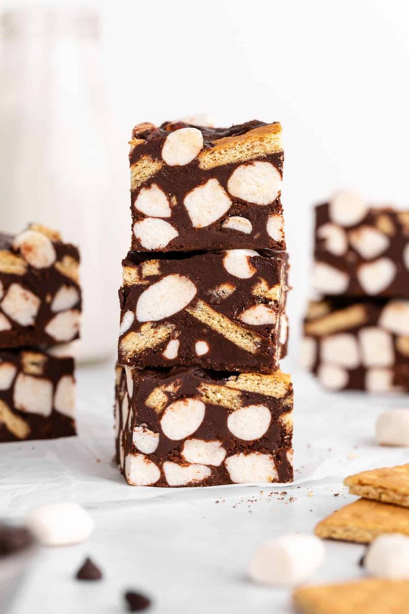 S’mores Condensed Milk Fudge
