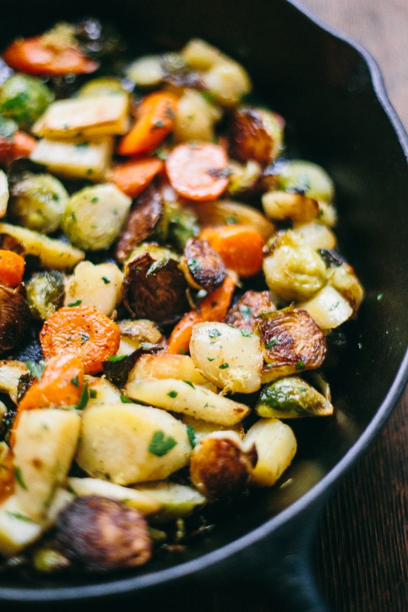 Cast Iron Roasted Vegetables