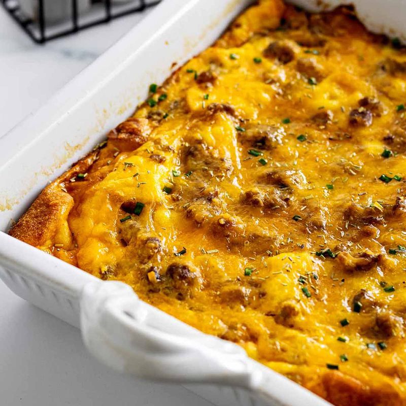 Breakfast Sausage And Egg Casserole