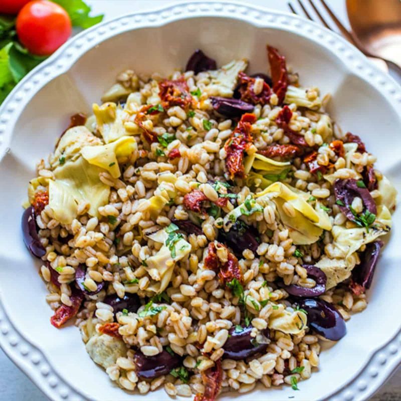 Farro Salad With Sun-Dried Tomatoes