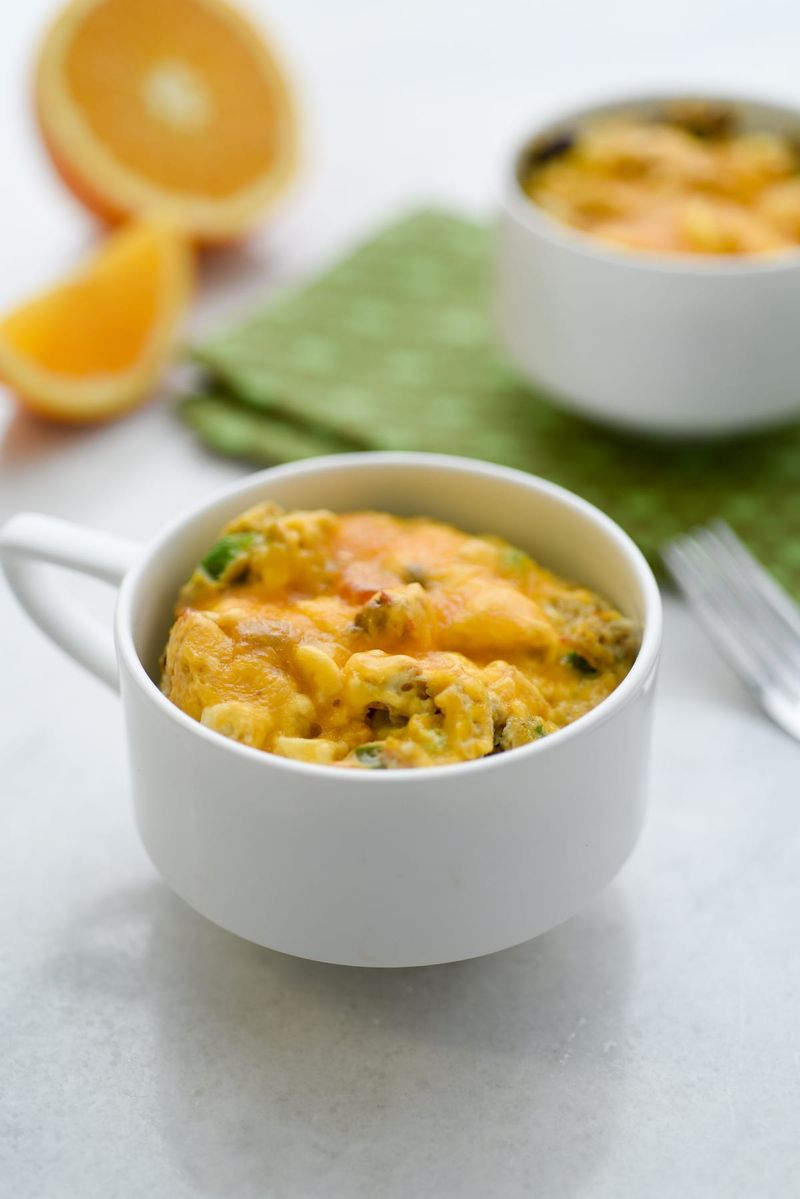 Mug Omelet In The Microwave