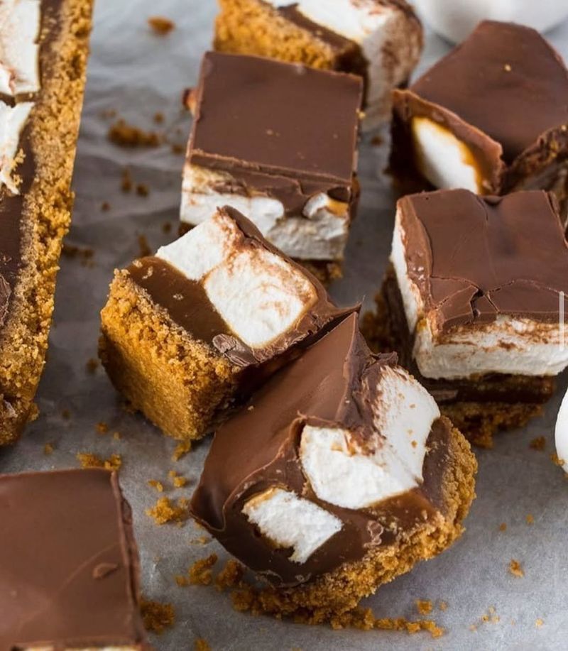 Chocolate Marshmallow Squares